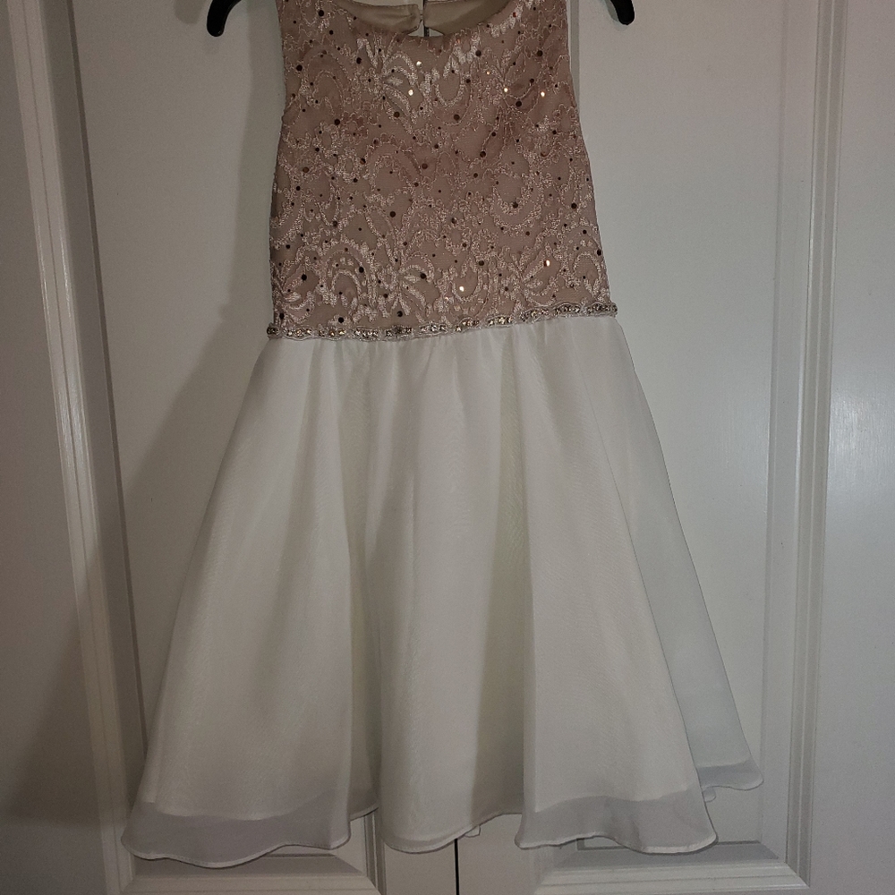 Girls Fitted Flare A-Line Dress